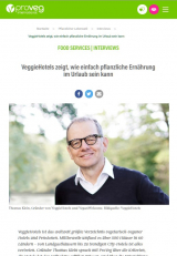 PROVEG FOOD SERVICES Interview mit Thomas Klein PROVEG FOOD SERVICES Interview mit Thomas Klein